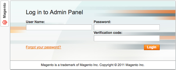 Magento-Login