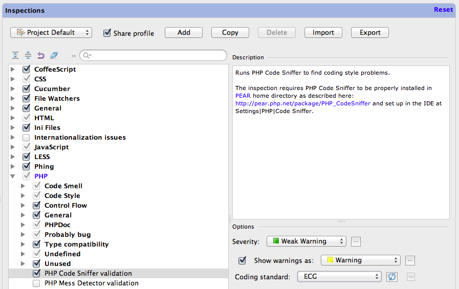 PHPStorm-Inspections