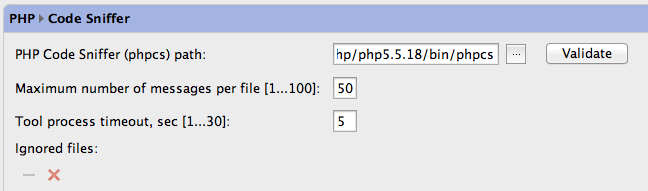 PHPStorm-phpcs